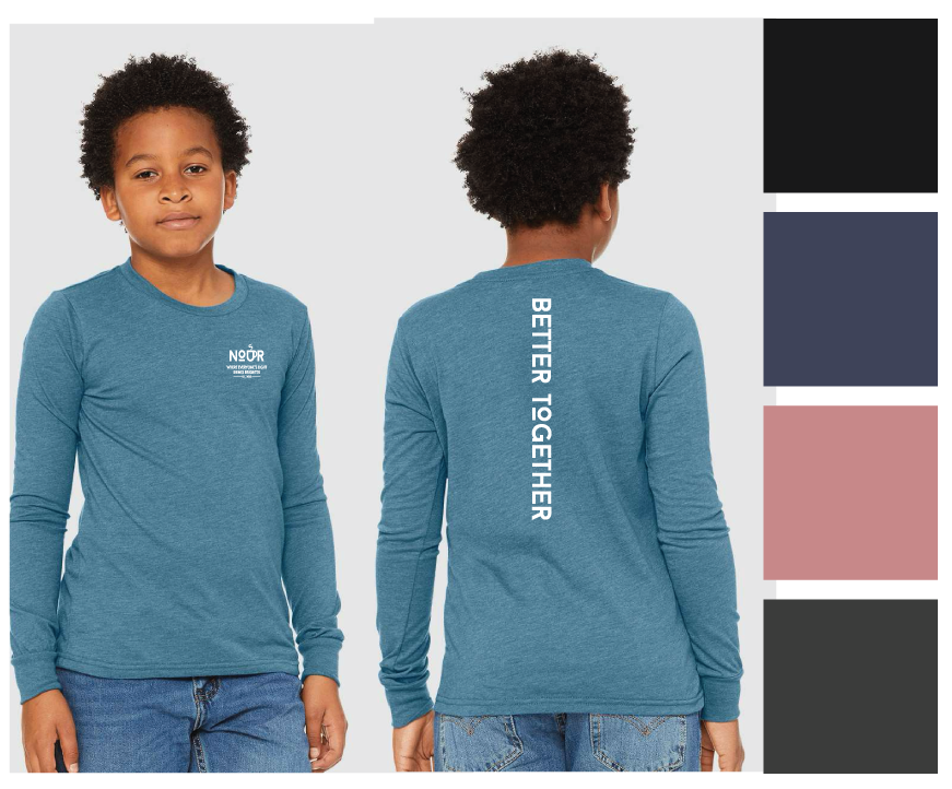 Nour Youth Heather Long Sleeve Tee