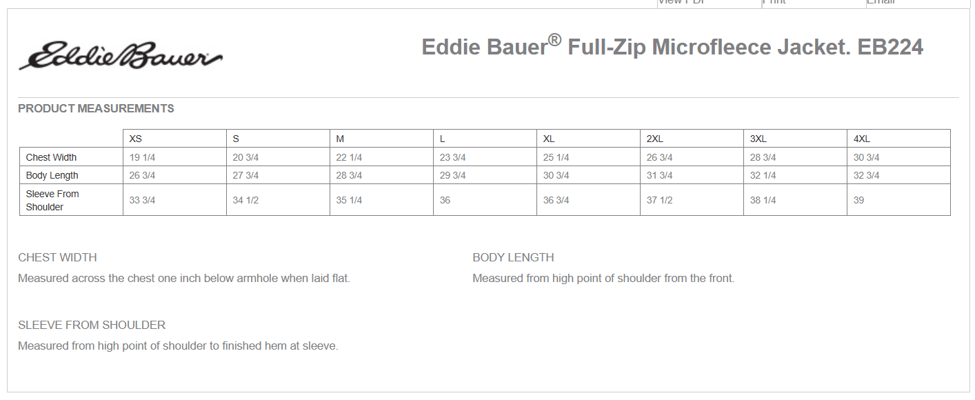 Amres Eddie Bauer® Full-Zip Microfleece Jacket