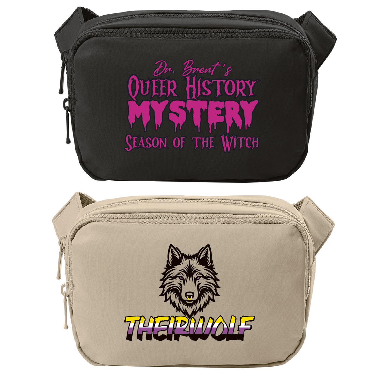 MYSTERY Matte Dual-Compartment Crossbody