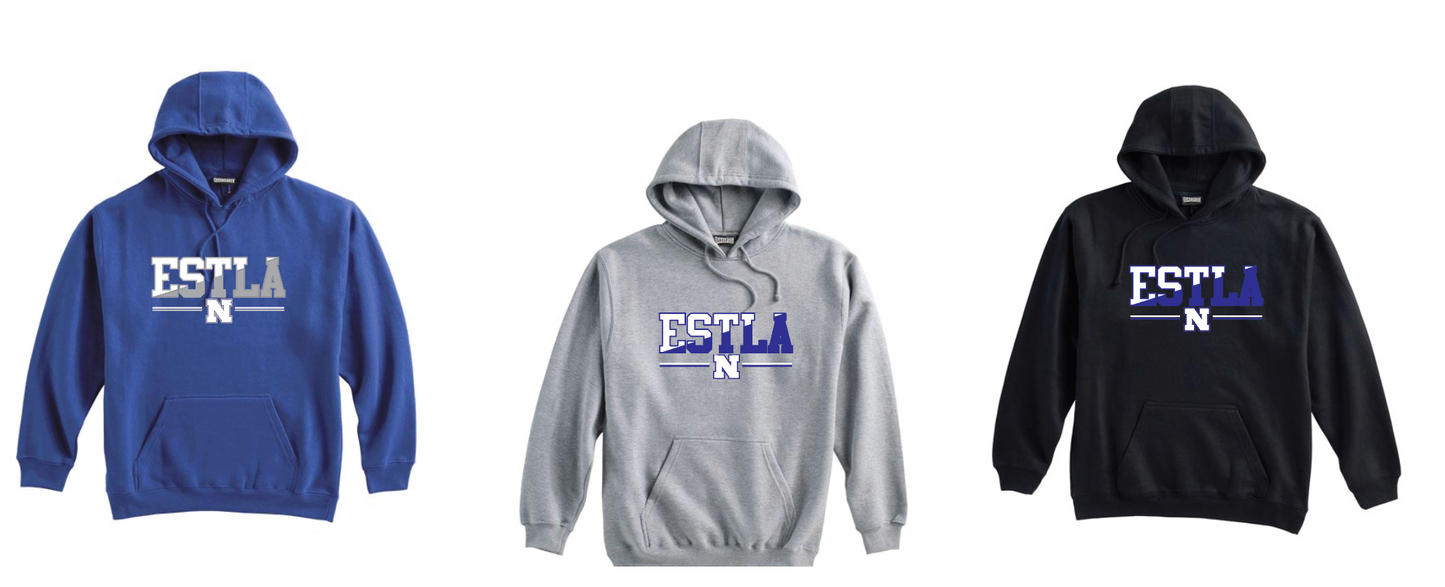 ESTLA Diagonal Hooded Sweatshirt