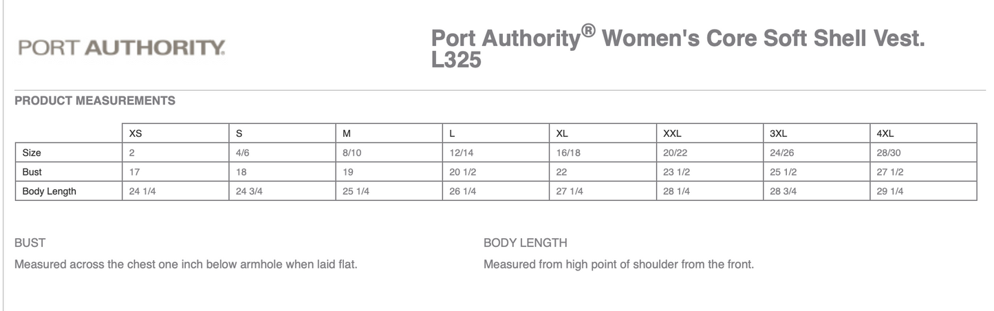 ME Port Authority® Women's Core Soft Shell Vest