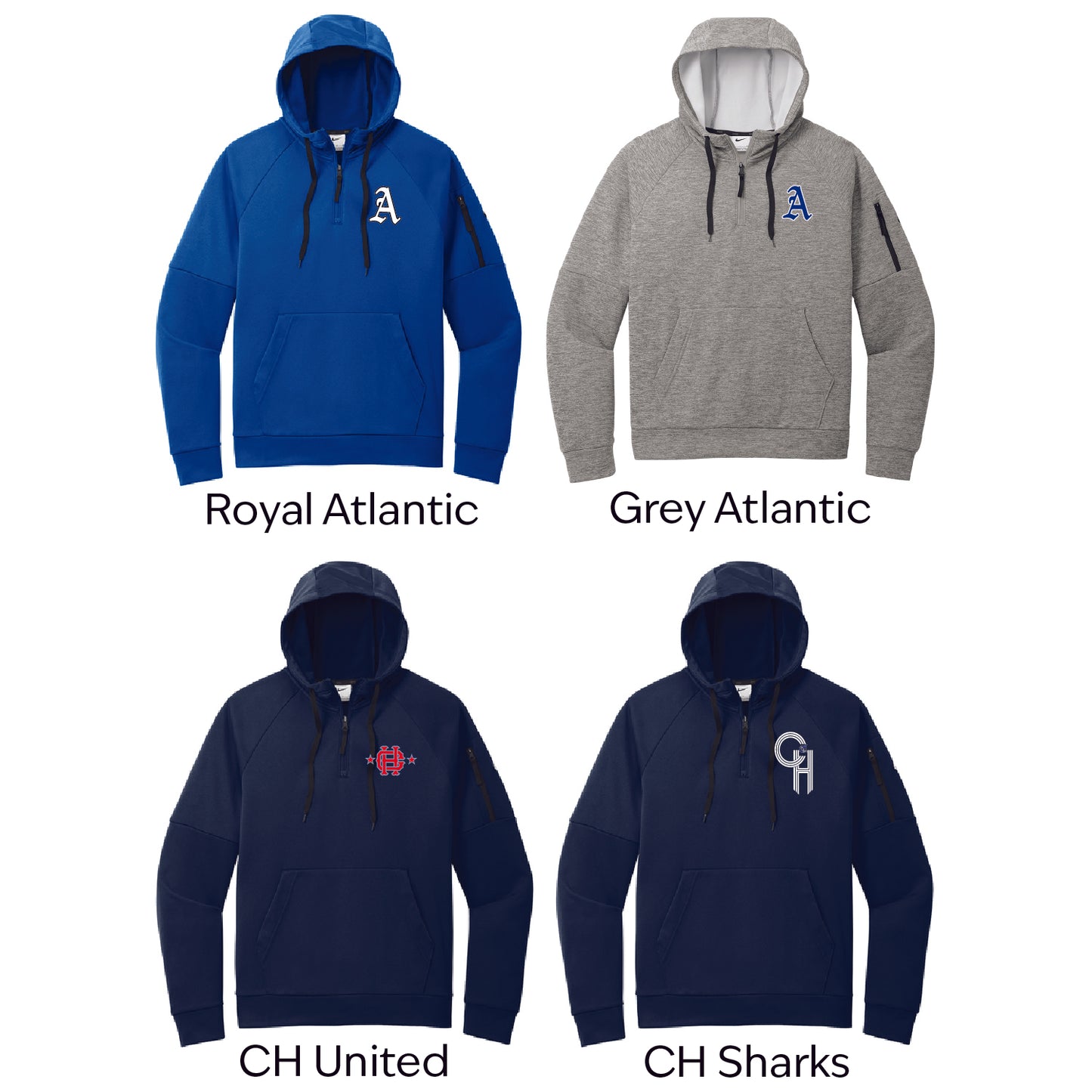 CHALL Nike Therma-FIT Pocket 1/4-Zip Fleece Hoodie