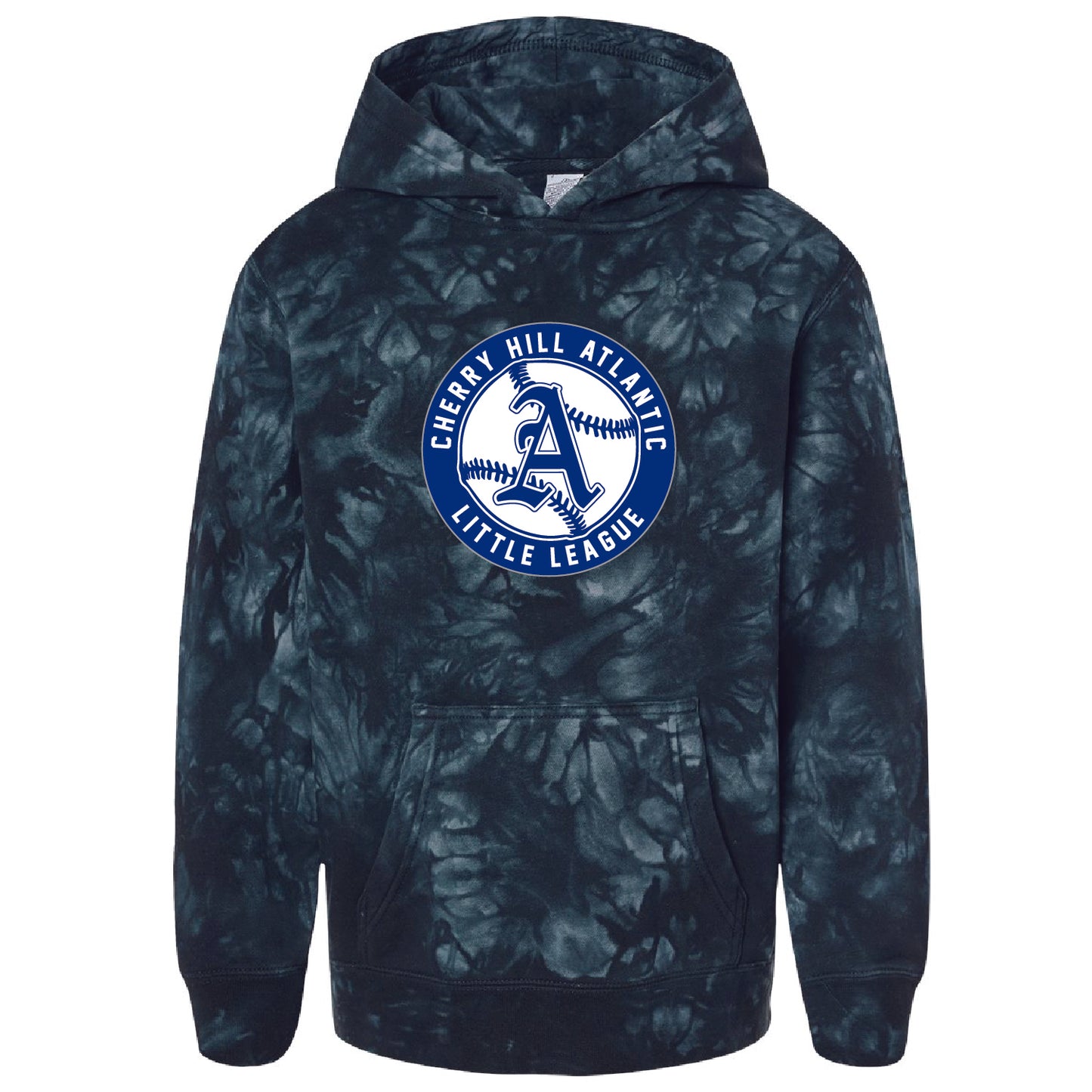 CHALL Midweight Tie-Dyed Hooded Sweatshirt
