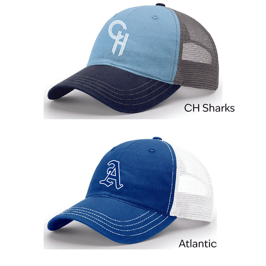 CHALL Garment-Washed Trucker Cap