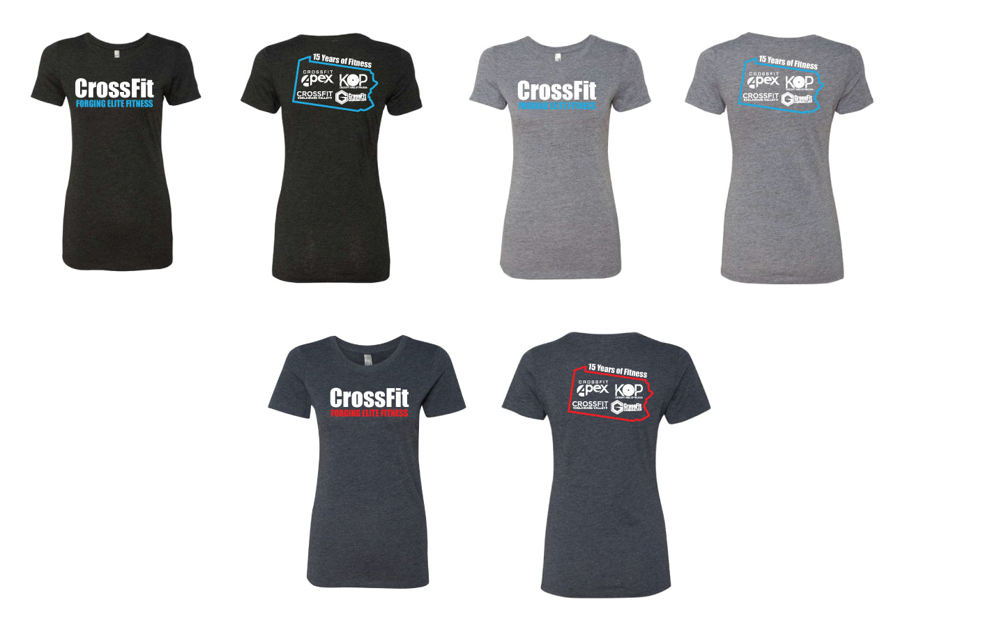 Apex 15 Years State Women's Tee