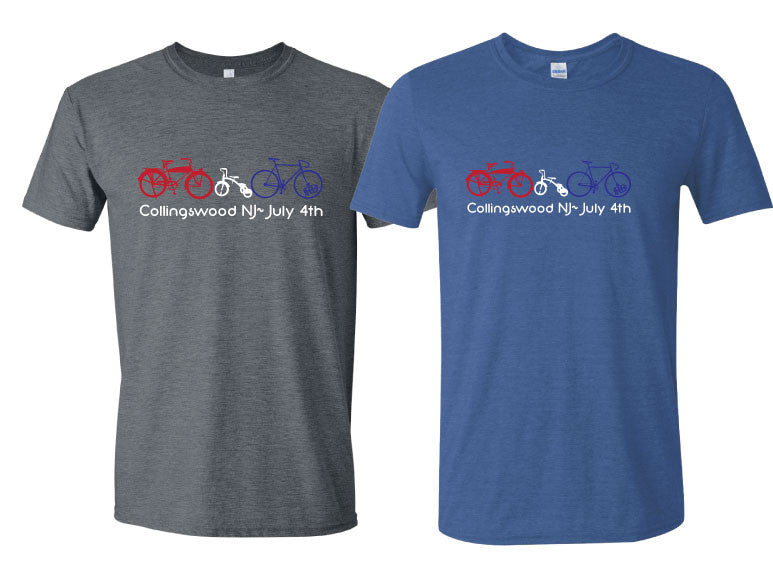 Unisex 4th of July Bike Tee