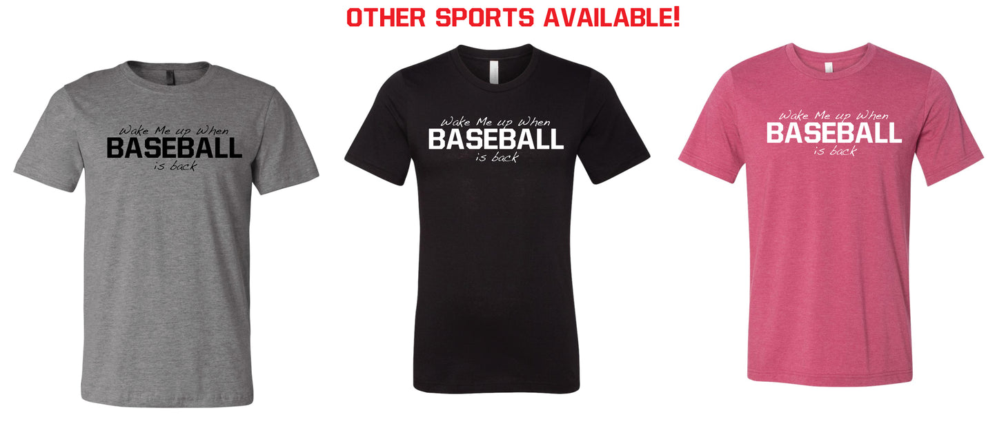 Wake Me Up Sports Shirt