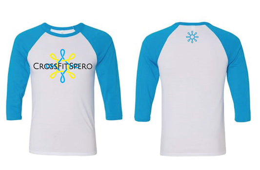 CF Spero  Blue Baseball Tee