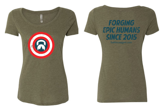 FH Capt America Ladies Tee