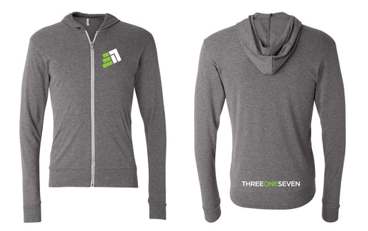 CrossFit 317 Full Zip Tee with hood