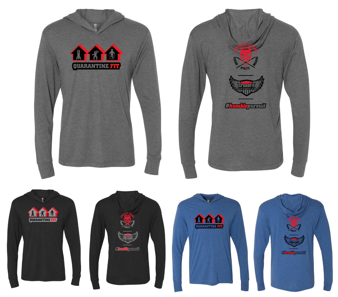 QF Long Sleeve Tee with Hood