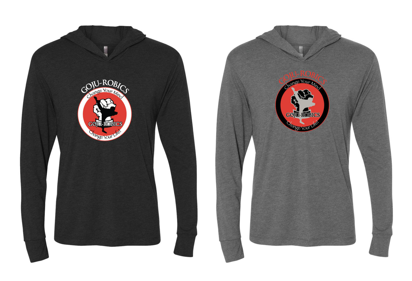 GOJU Long Sleeve Tee with Hood