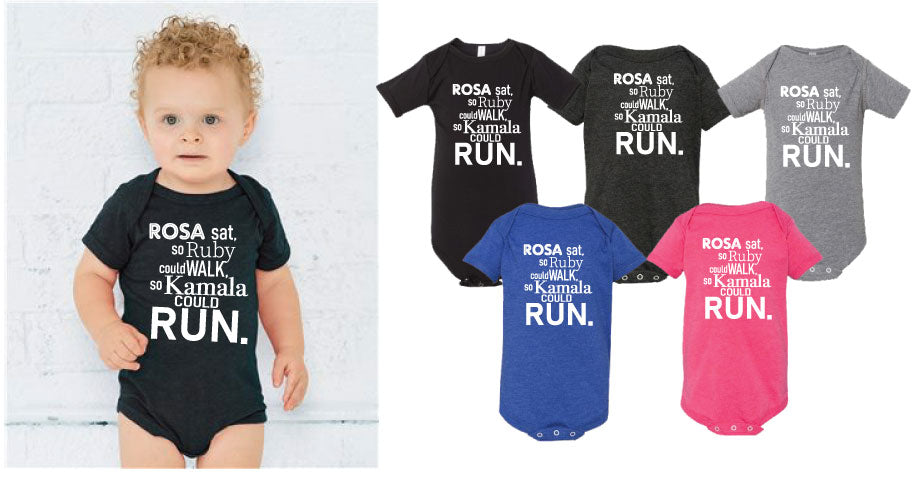 ROSA, RUBY, KAMALA Run Onesie