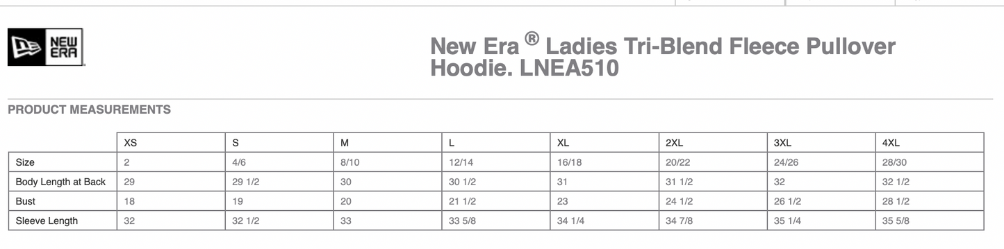 GO BIRDS New Era® Tri-Blend Fleece Pullover Hoodie