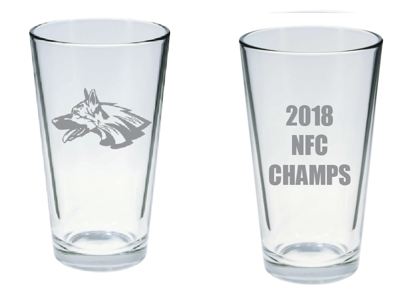 NFC CHAMPS PINT GLASS