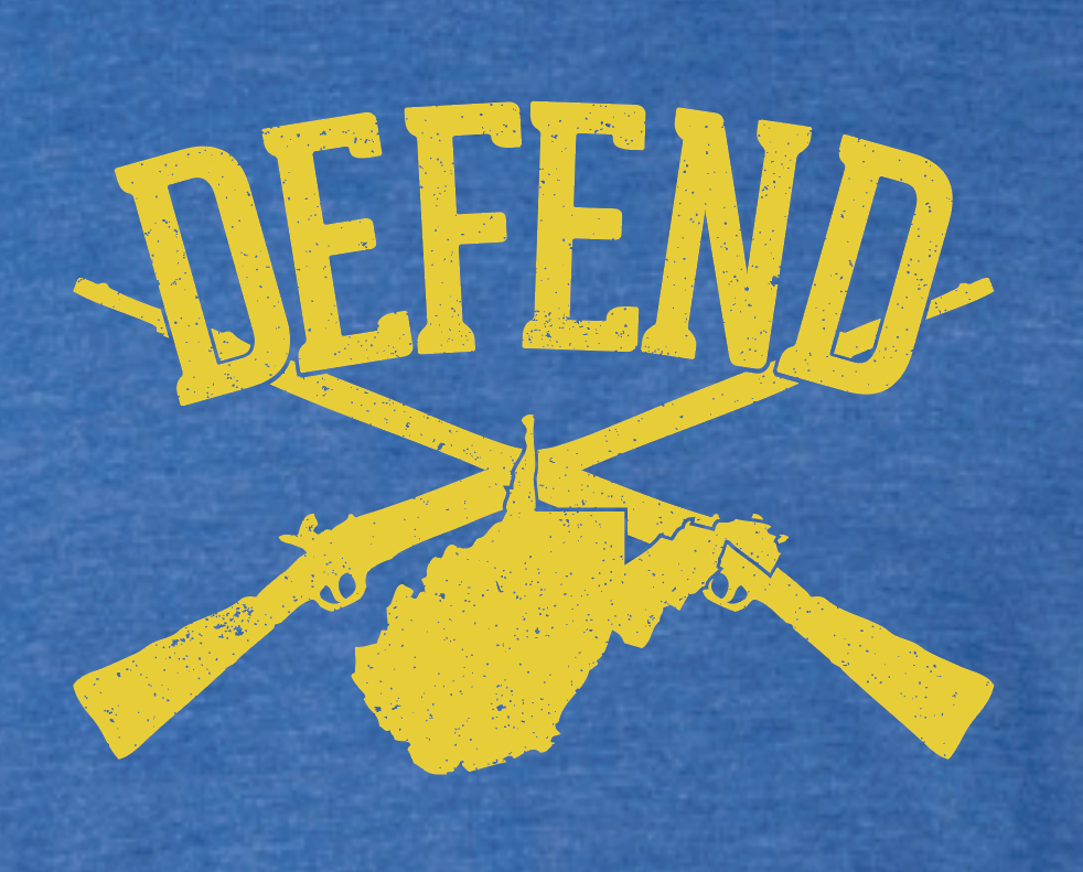 Defend West Virginia "State" Racerback Tank