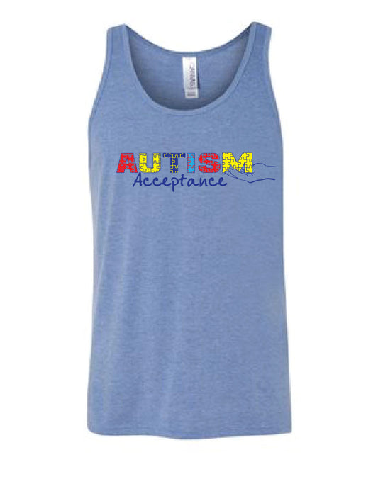 Autism Acceptance Unisex Tank