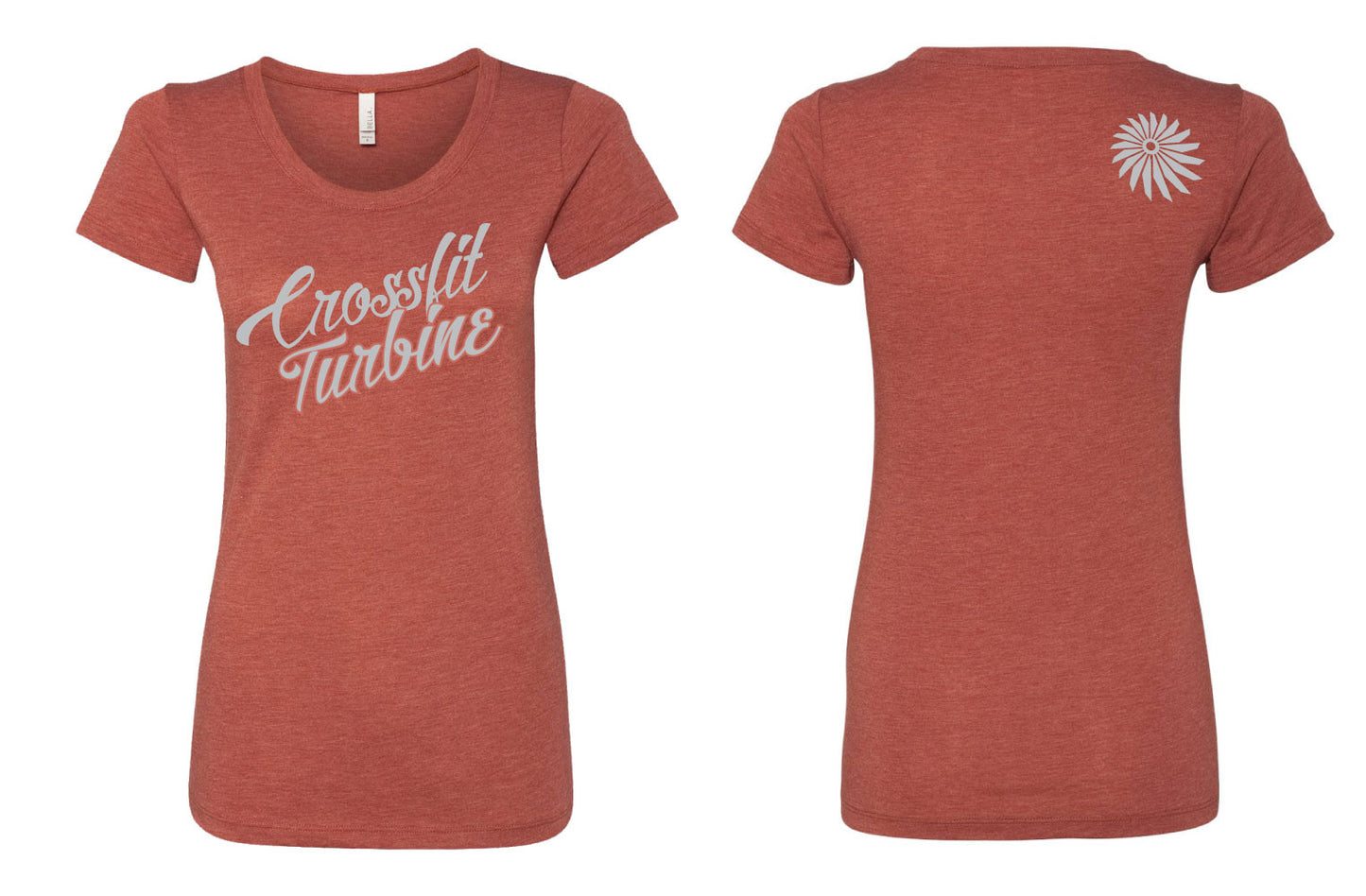 CF Turbine Cursive Womens Tee