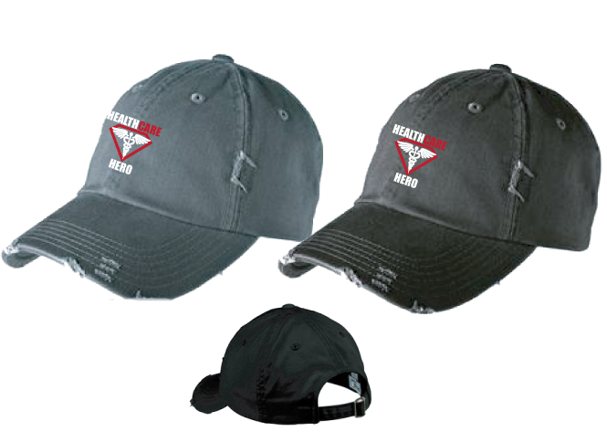 HH-Healthcare Hero Distressed Hat