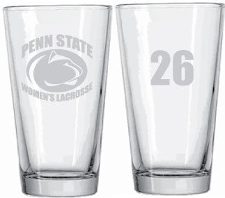 PSU Women's Lacrosse Glassware