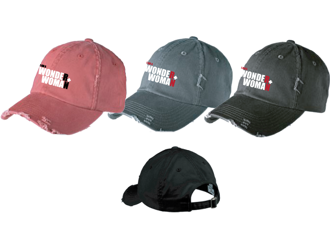 HH-Wonder Woman Distressed Hat