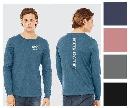 Nour Unisex Heather Long Sleeve Tee
