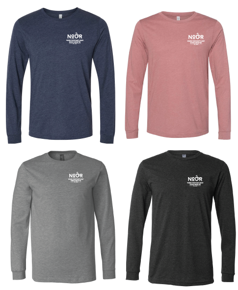 Nour Unisex Heather Long Sleeve Tee