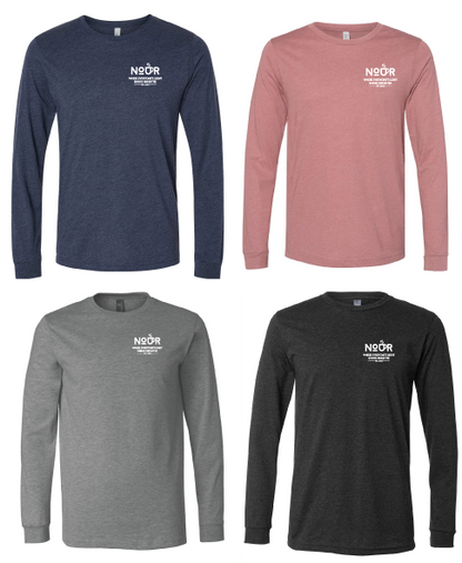 Nour Unisex Heather Long Sleeve Tee