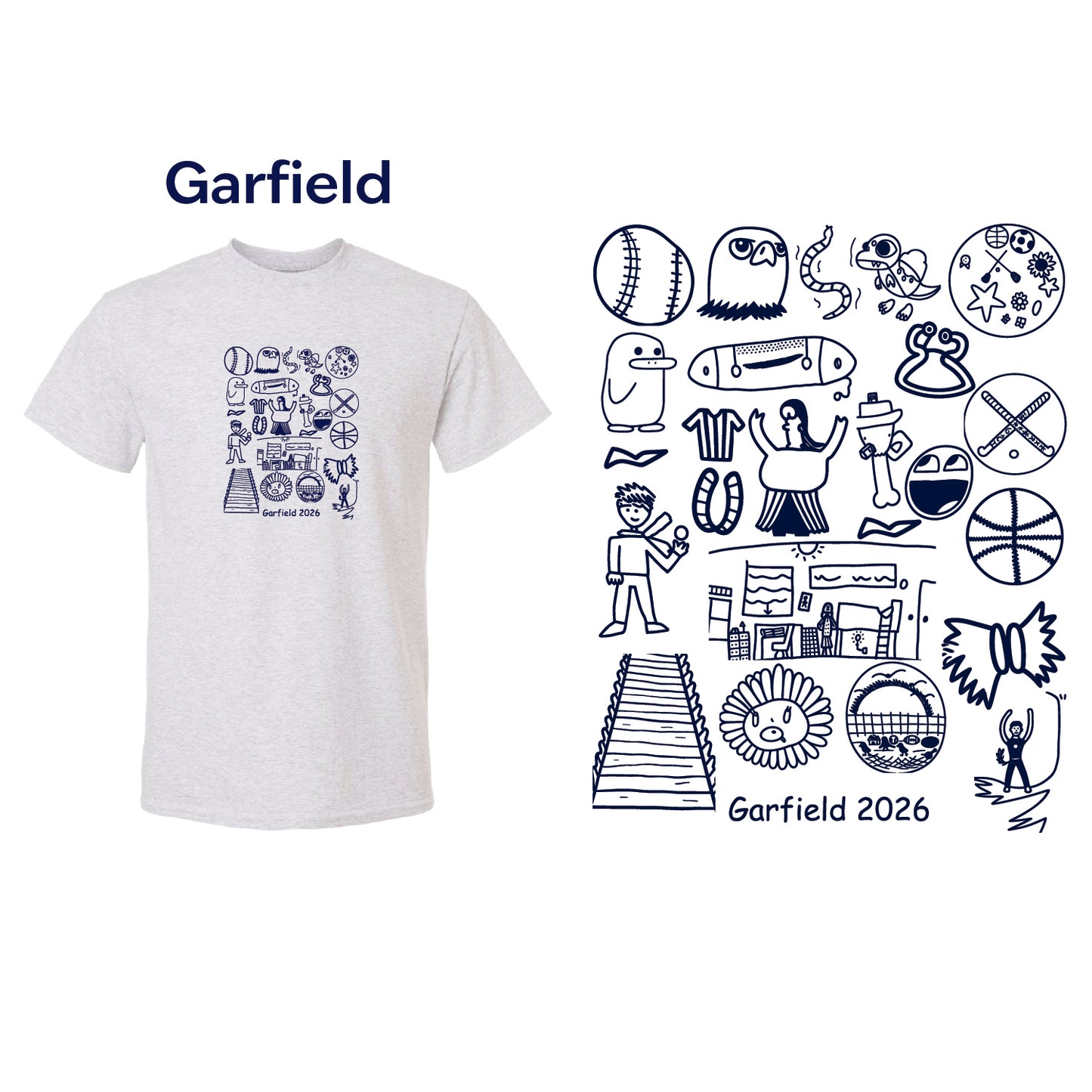 GARFIELD 5th Grade Tee