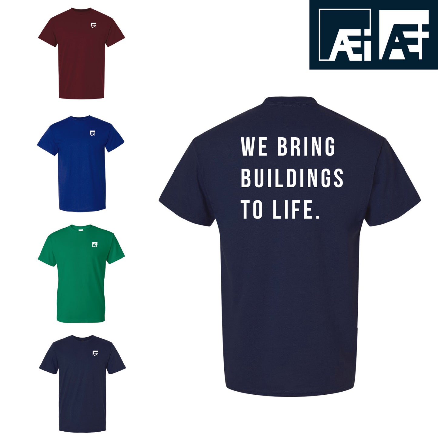 AEI DryBlend T-Shirt - With Back Print