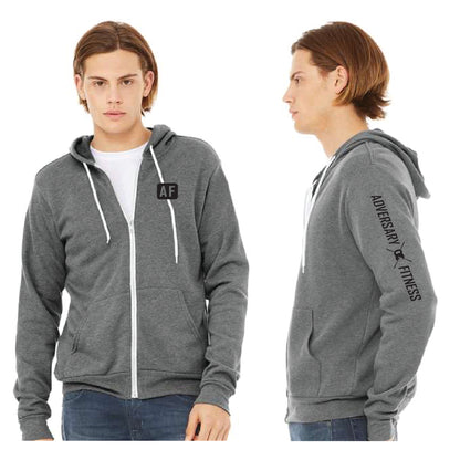 Adversary Unisex Sponge Fleece Full-Zip Hoodie