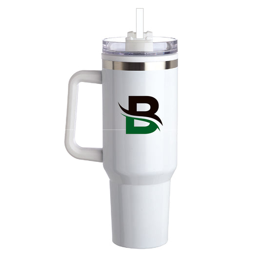 BFSC 40 oz. Hugo Plastic Interior Stainless Steel Travel Mug