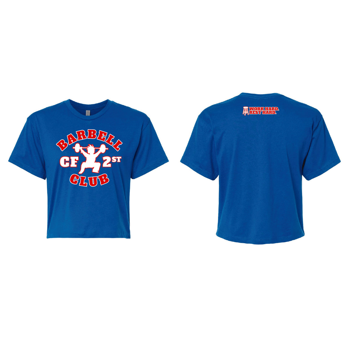 CF2ST Women's Crop Top - Barbell Club