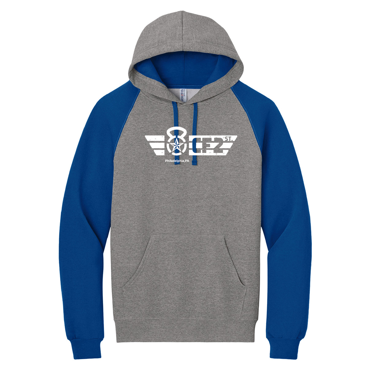 CF2ST Colorblock Raglan Hoodie Sweatshirt
