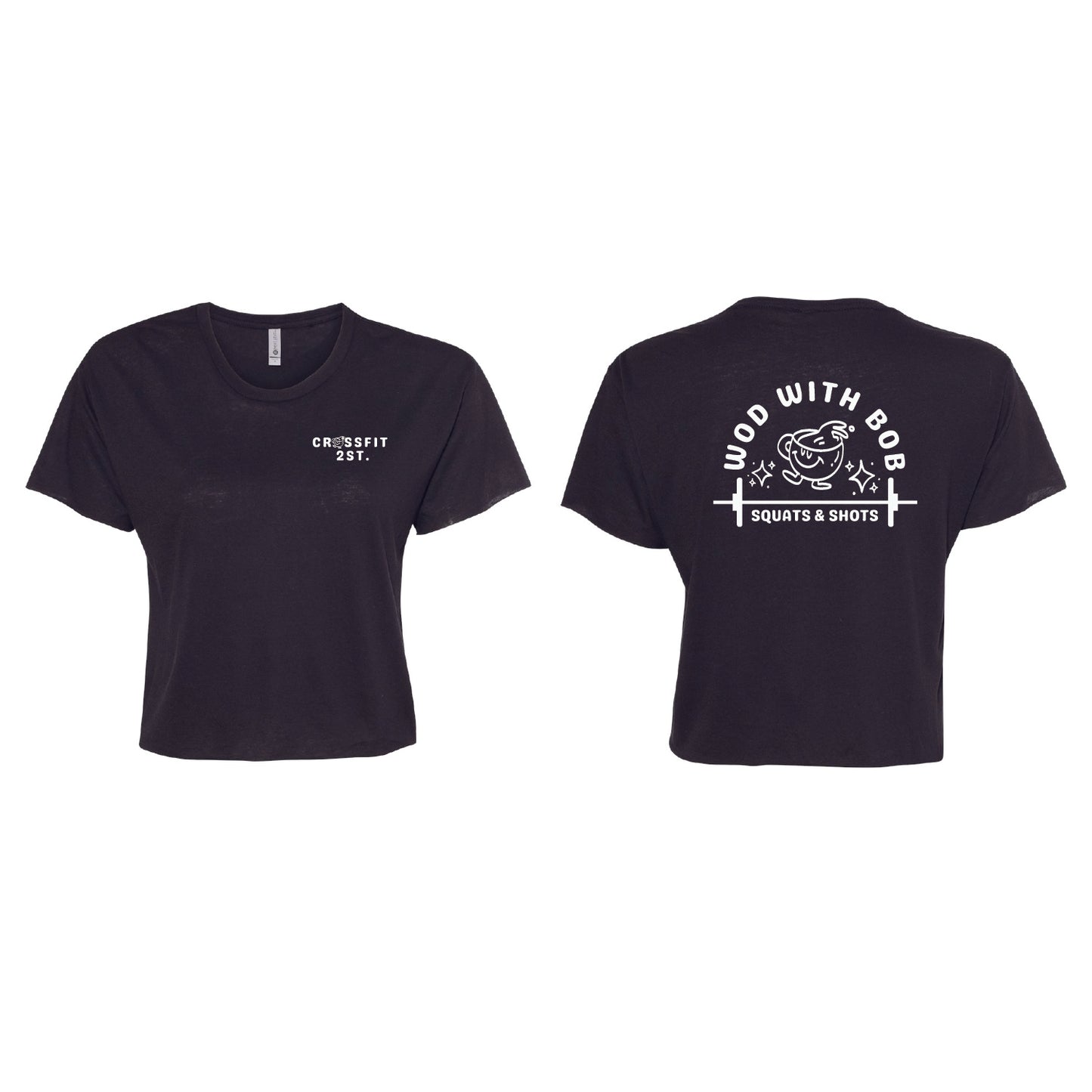 CF2ST Women's Crop Top - WOD with BOB