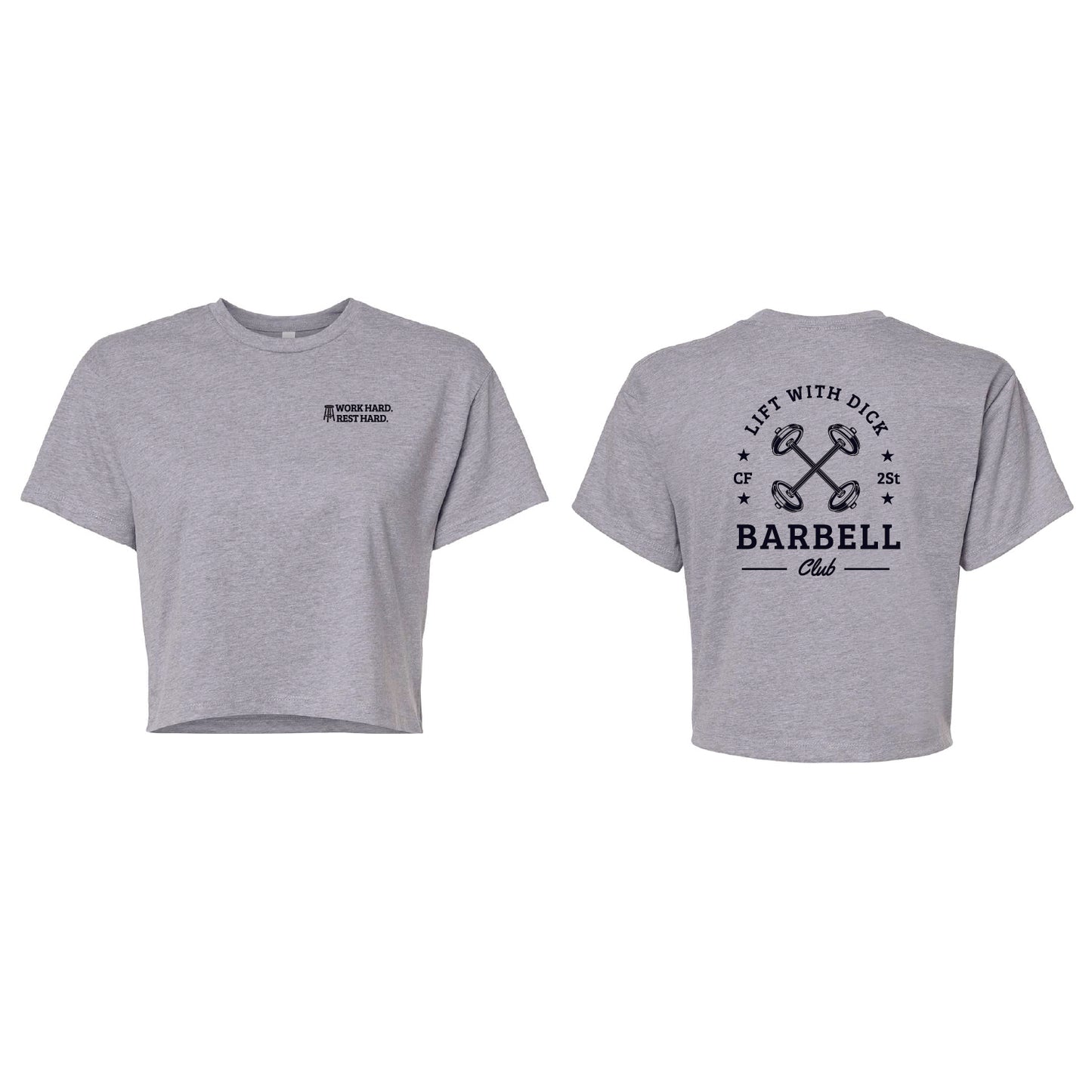 CF2ST Women's Crop Top - Barbell Club