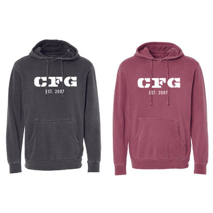 CFG Midweight Pigment-Dyed Hooded Sweatshirt