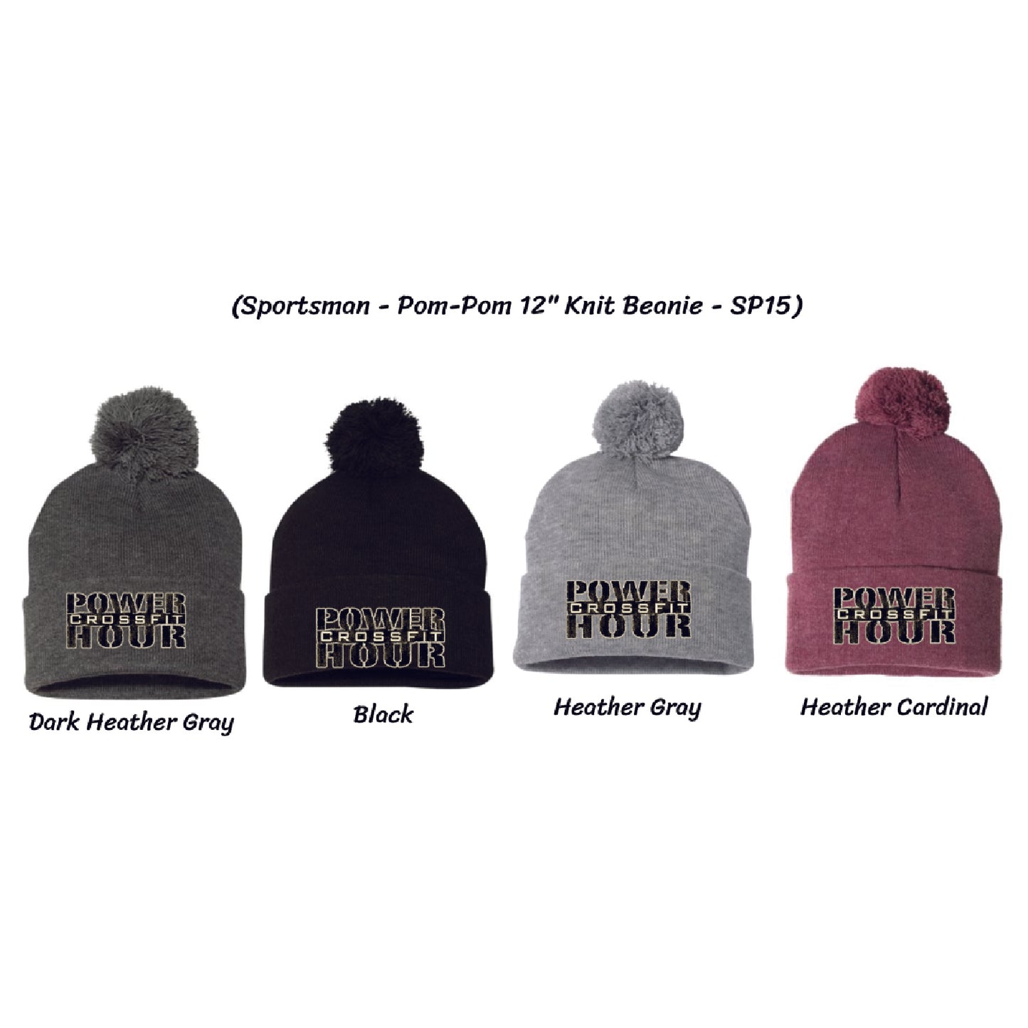 CFPH Pom Cuffed Beanie