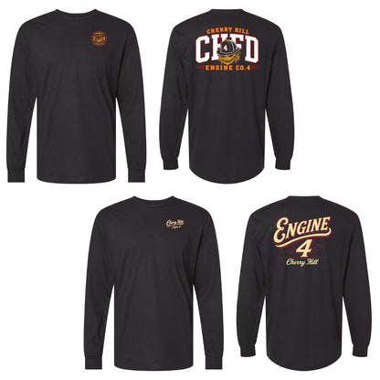 CHFD Long Sleeve Tee - Black