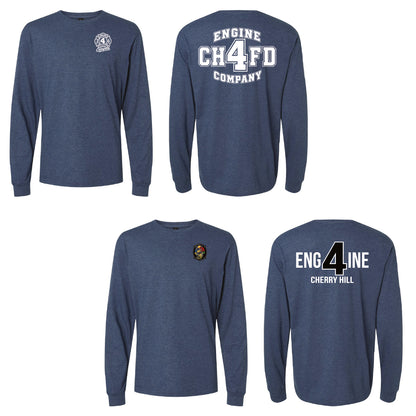 CHFD Long Sleeve Tee - Navy