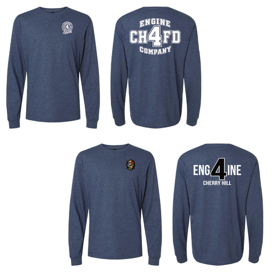 CHFD Long Sleeve Tee - Navy