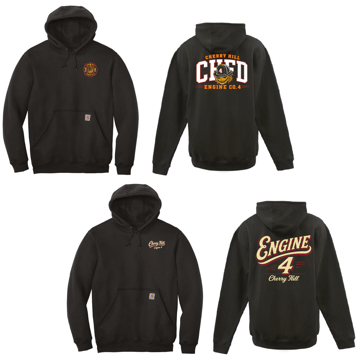 CHFD Carhartt® Hoodie - Black