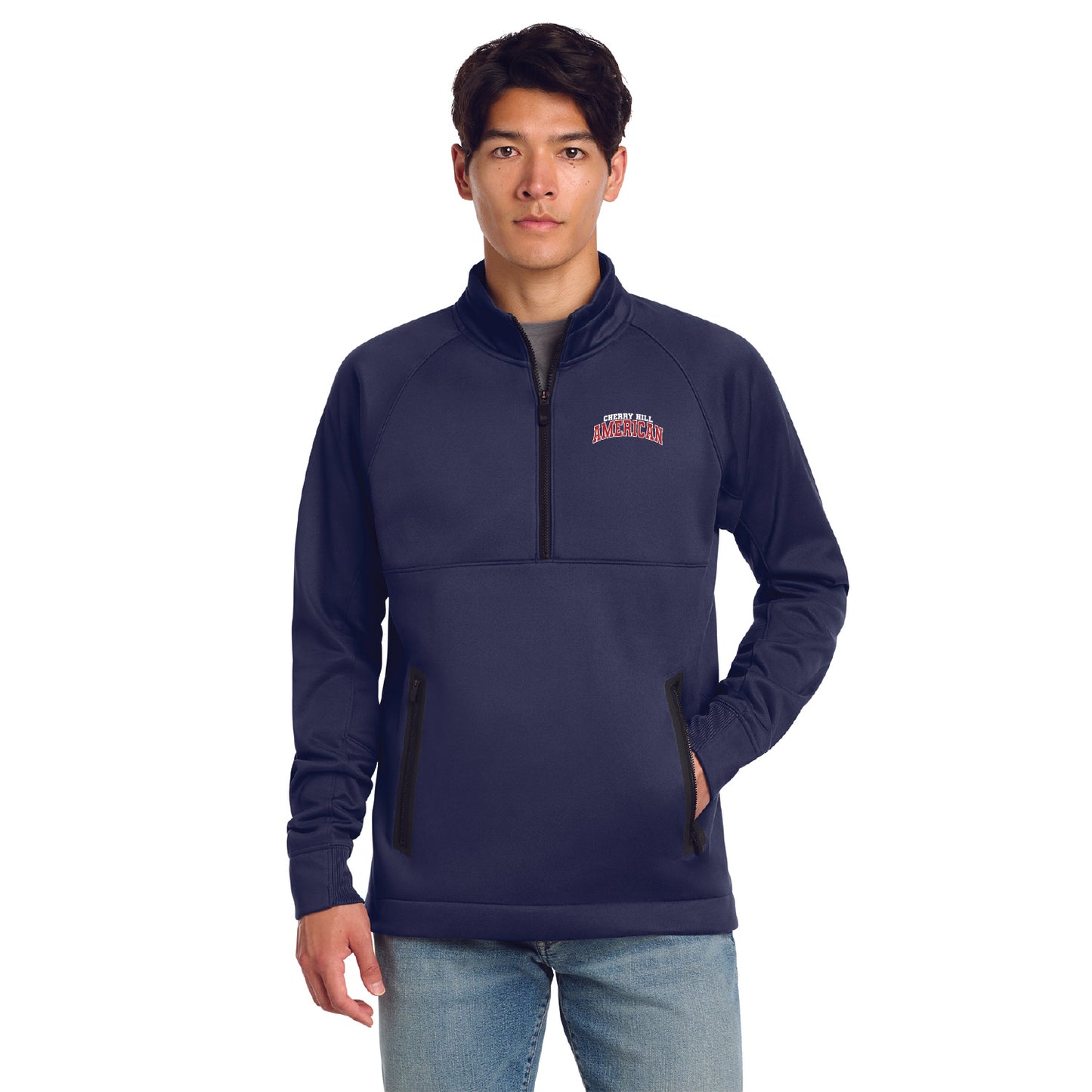 CHAM New Era® Venue Fleece 1/4-Zip Pullover