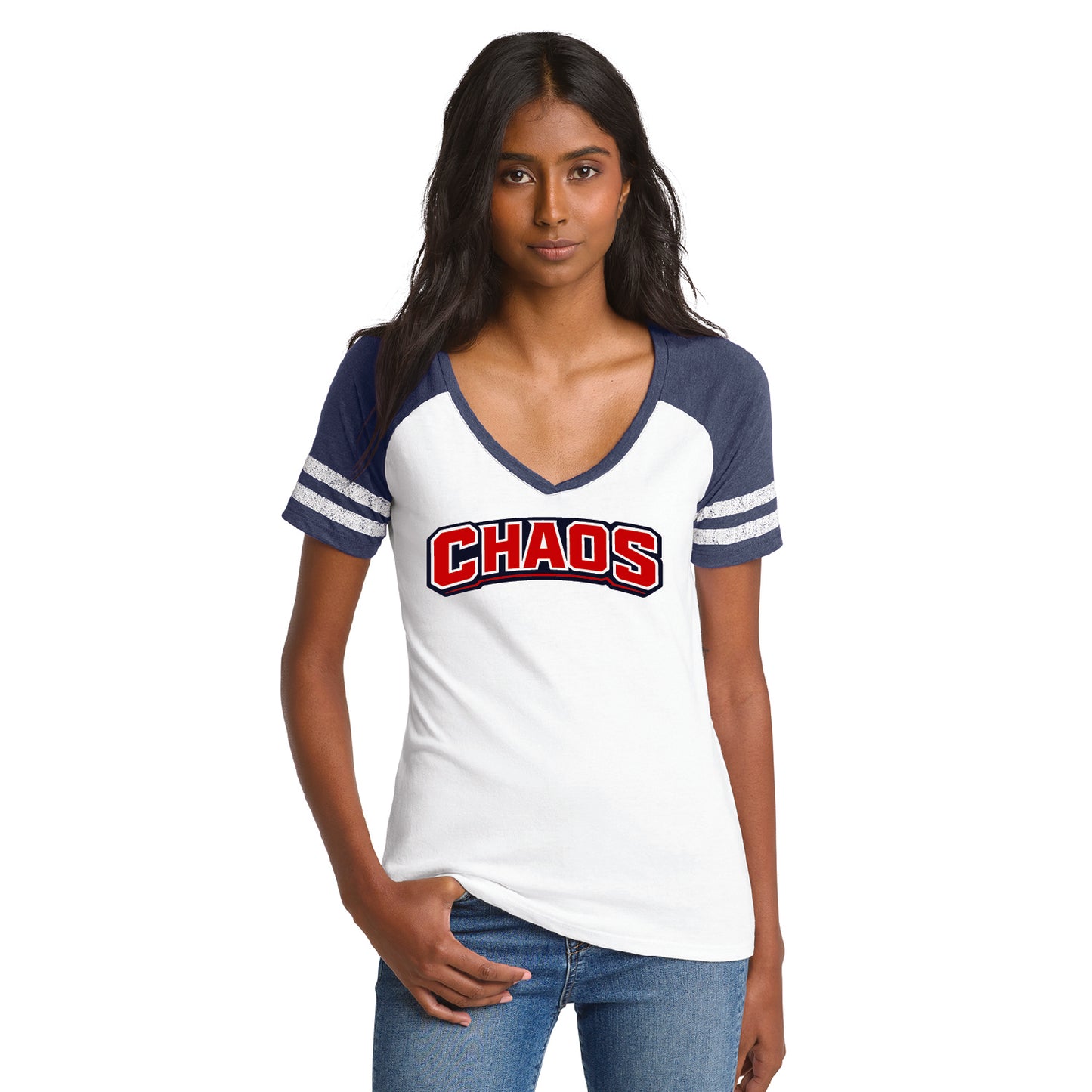 CHAOS Women's Game V-Neck Tee