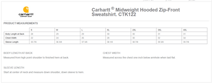 Unleashed Carhartt ® Midweight Hooded Zip-Front Sweatshirt