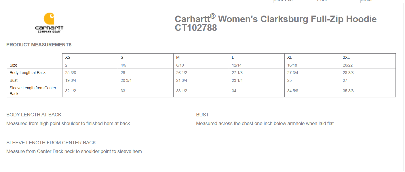 Unleashed Carhartt® Women’s Clarksburg Full-Zip Hoodie