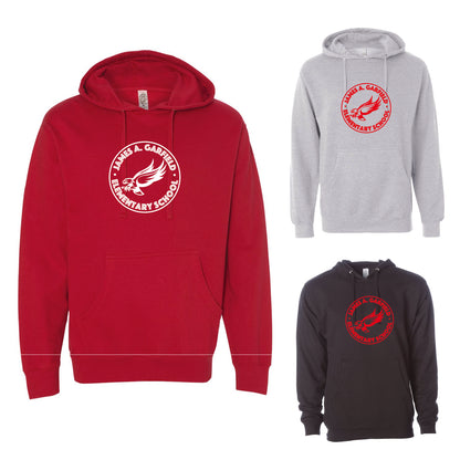 GARFIELD Midweight Hooded Sweatshirt - Circle Logo