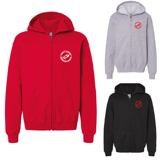 GARFIELD Youth Full-Zip Hooded Sweatshirt
