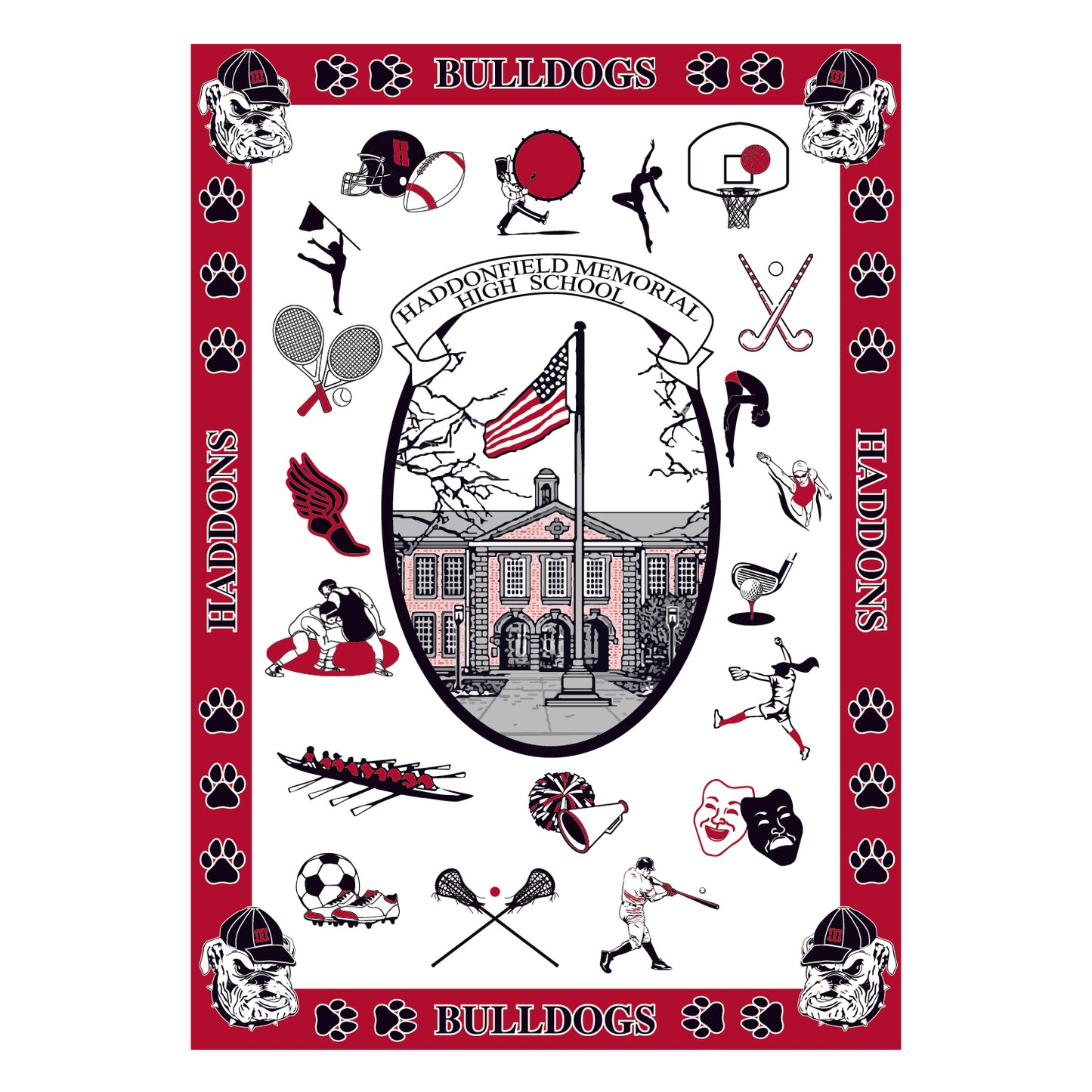 HMHS Haddonfield Activities Blanket