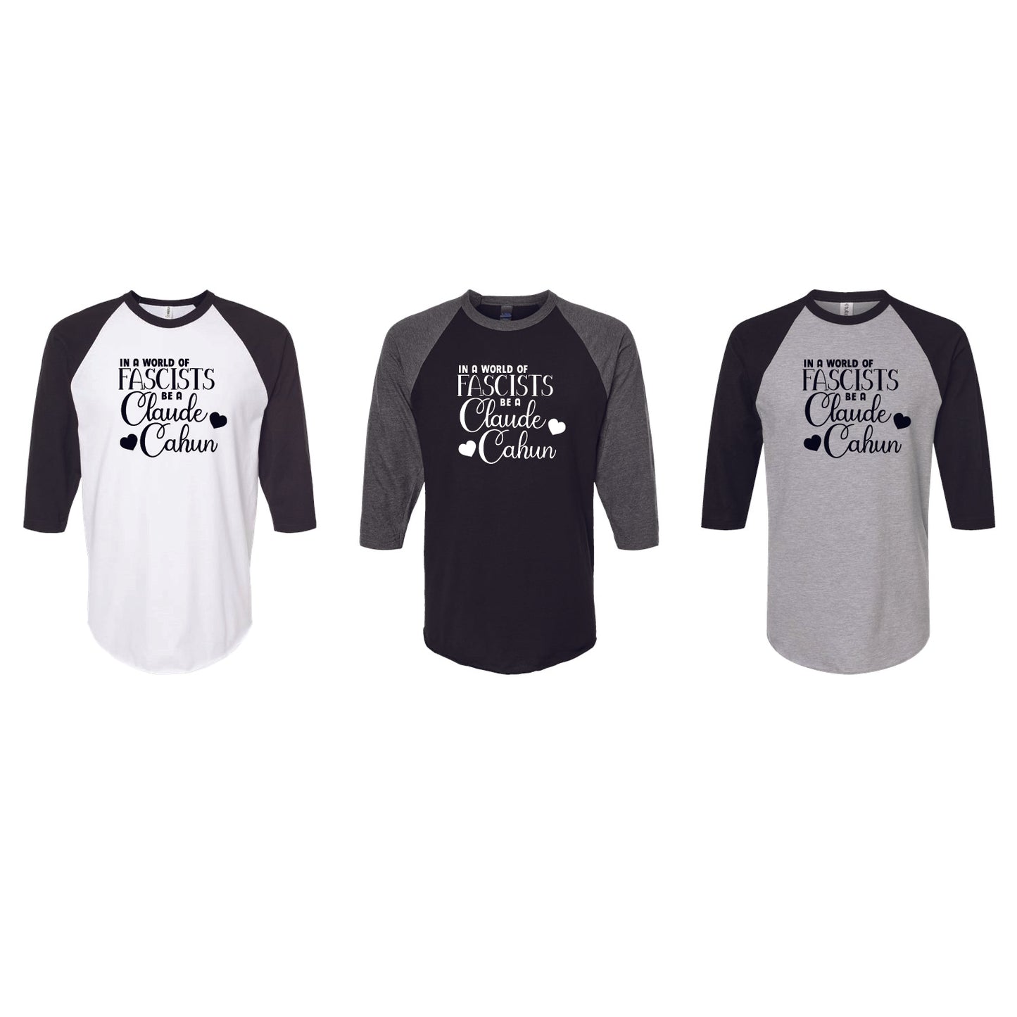 MYSTERY Claude Cahun Baseball Tee